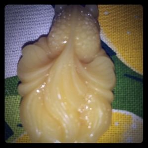 Genuine Carved Yellow Jade Koi Fish Pendant Bead